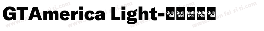 GTAmerica Light字体转换